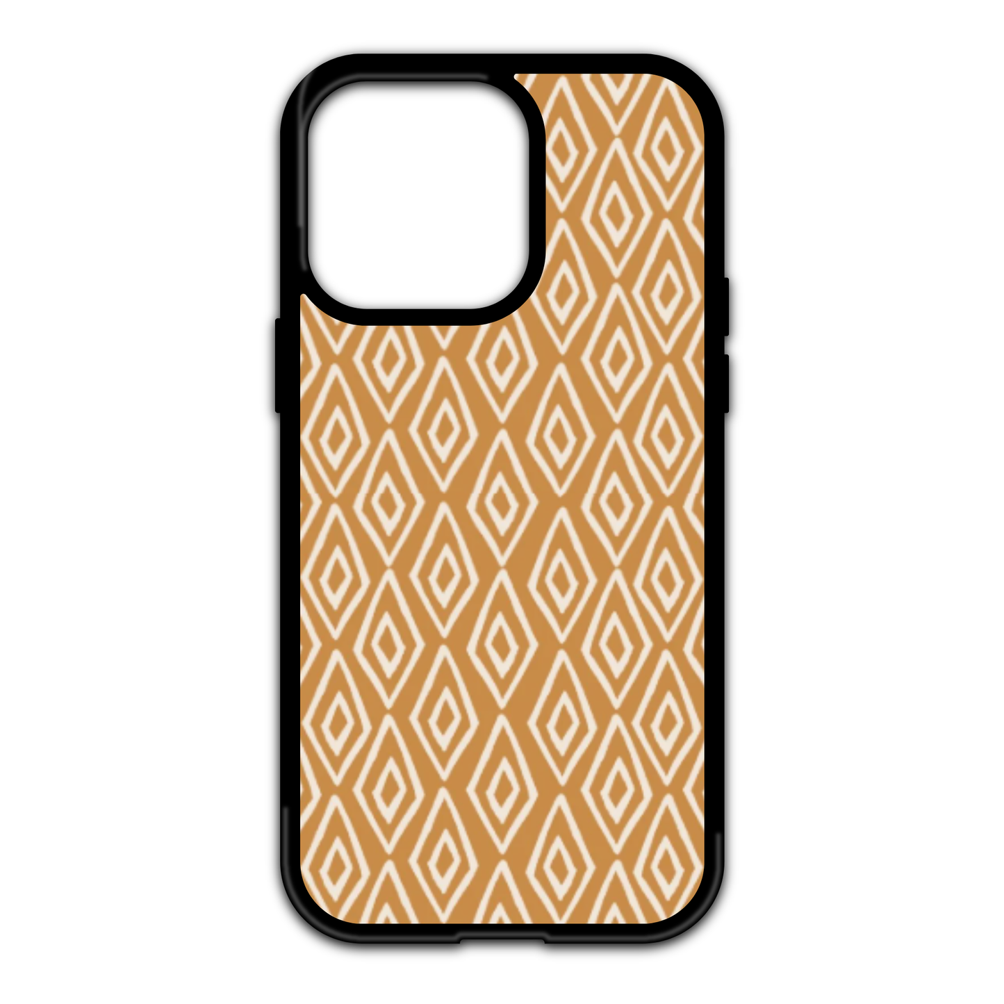 ORANGE SHAPED VIBES IPHONE CASE