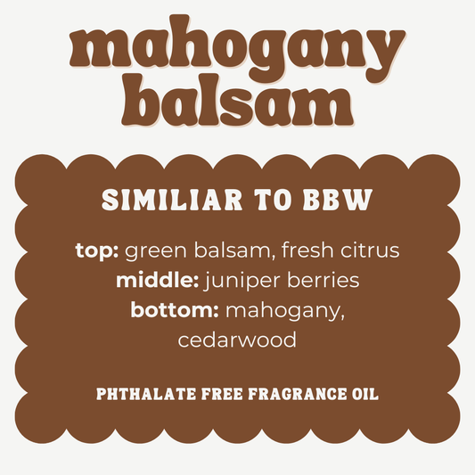 MAHOGANY BALSAM JUMBO WAX MELT