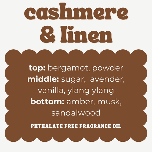 CASHMERE & LINEN JUMBO WAX MELT