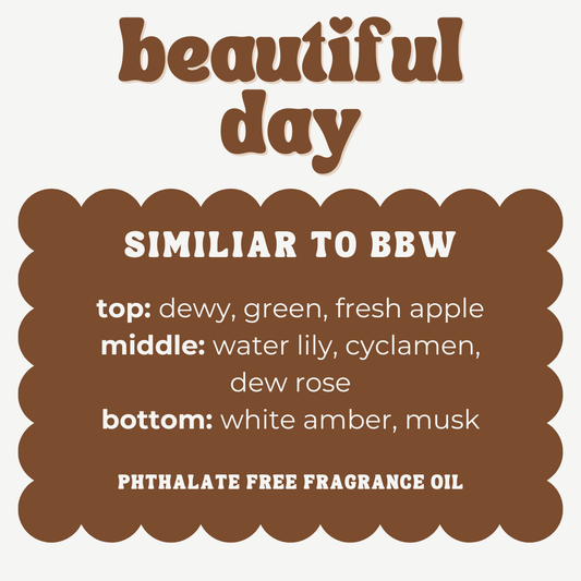 BEAUTIFUL DAY JUMBO WAX MELT